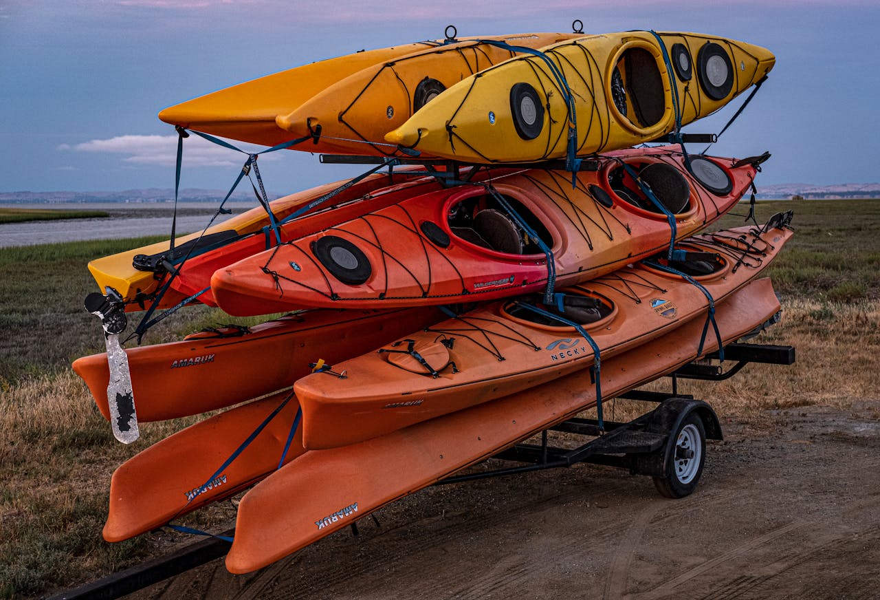 kayaks