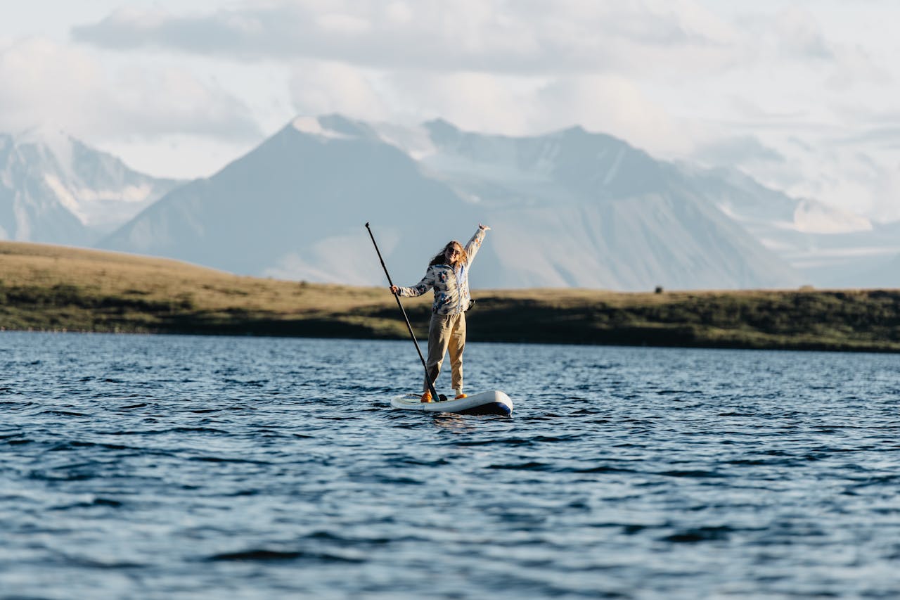 Woman on Paddle Board |